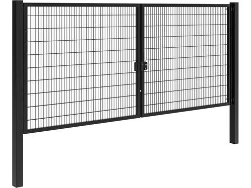 Dubbele tuinpoort | Professional | 500 cm breed, Tuin en Terras, Schuttingen, Minder dan 3 meter, Nieuw, IJzer, 1 tot 2 meter