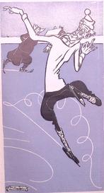 Spotprent over de politieke leuning van Henri Marchant, Antiek en Kunst, Kunst | Litho's en Zeefdrukken, Verzenden