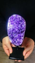 amethist Kristalcluster - Hoogte: 20 cm - Breedte: 8 cm-, Verzamelen, Mineralen en Fossielen