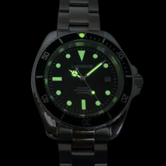 Landeron Sub Automatic Water Resist 20 ATM - Heren - 2020+, Sieraden, Tassen en Uiterlijk, Horloges | Heren