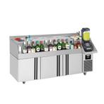 GGM Gastro | Bar & Dranken koelwerkbank - 1600x600mm - 235 |, Zakelijke goederen, Horeca | Meubilair en Inrichting, Verzenden