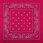 Bandana Zakdoek Paisley Fuchsia Roze, Verzenden, Nieuw