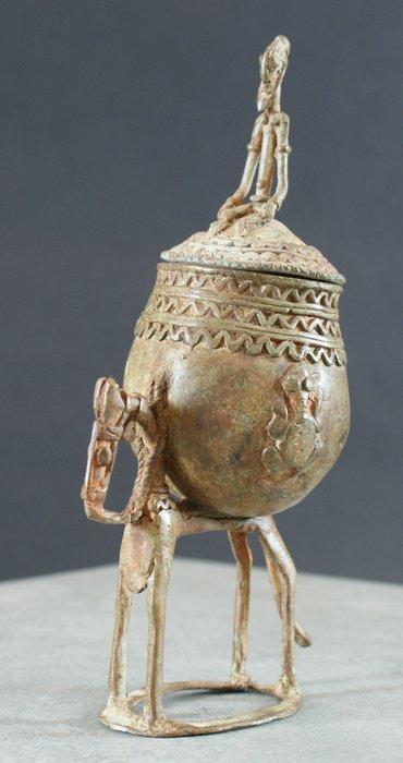 Beker - Afrikaanse brons - Rituele beker van de Dogon, Antiek en Kunst, Kunst | Niet-Westerse kunst