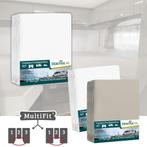 Textielpakket Camper lengtebedden met midden matras - 2, Huis en Inrichting, Slaapkamer | Beddengoed, Verzenden, Nieuw, Wit