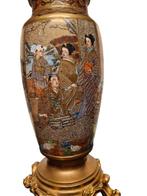 Vaas - Brons, Keramiek, Messing, Porselein - Japan - Meiji, Antiek en Kunst