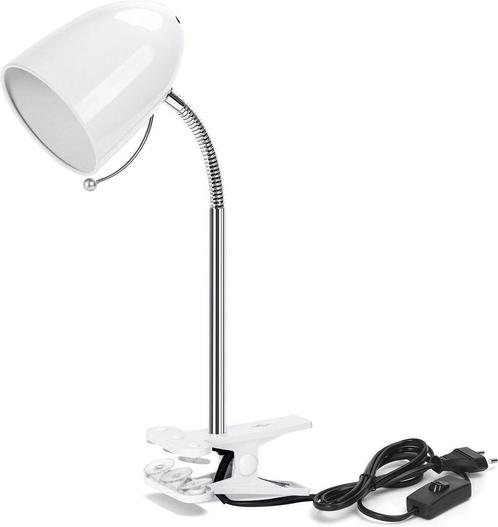 Aigostar Bureaulamp - E27- Leeslamp - Wit, Huis en Inrichting, Lampen | Overige, Nieuw, Verzenden