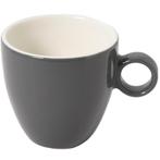 Koffiekopjes | APPLE | Porselein | Donkergrijs | 19cl | 12, Verzenden, Nieuw in verpakking