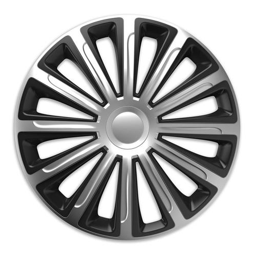 Wieldoppen 14 inch - Trend zilver - wieldoppenset, Auto diversen, Wieldoppen, Nieuw, Verzenden