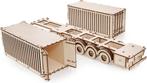 Eco Wood 3D Houten Puzzel Truck “Road King” met Containe, Verzenden, Nieuw