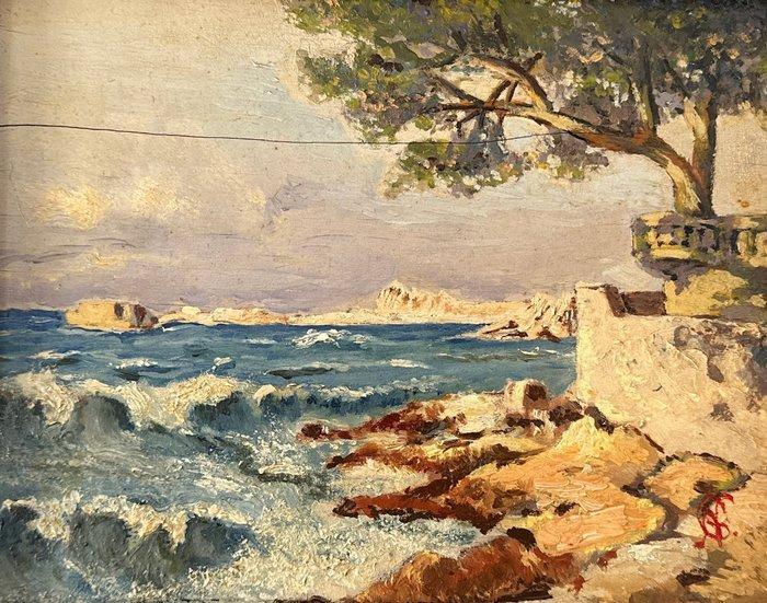 Italiaanse school (XIX) - Paesaggio - NO RESERVE, Antiek en Kunst, Kunst | Schilderijen | Klassiek