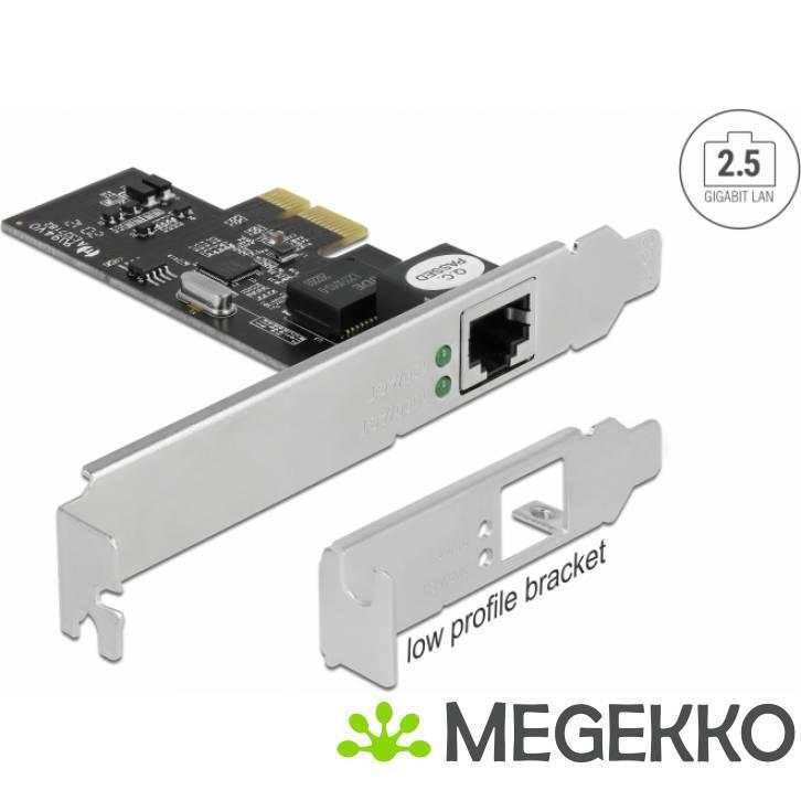 Delock 89598 PCI Express x1-kaart naar 1 x RJ45 2,5 Gigabit, Computers en Software, Overige Computers en Software, Nieuw, Verzenden