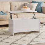 vidaXL Salontafel 102x55,5x52,5 cm bewerkt hout hoogglans, Huis en Inrichting, Tafels | Salontafels, 100 tot 150 cm, 50 tot 75 cm