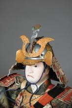 Samurai pop  (Musha ningyô) - zeer groot - Gofun pasta,