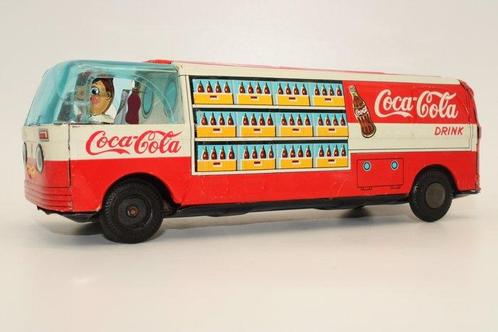 Taiyo - Blikken speelgoed - Coca Cola Delivery Truck,, Antiek en Kunst, Antiek | Speelgoed