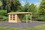 Karibu tuinhuis Askola 2 met overkapping, 467 x 238 cm, Tuin en Terras, Tuinhuizen, Nieuw