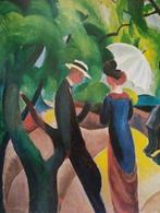 August Macke (1887-1914) (after) - Promenade, 1913 -, Antiek en Kunst