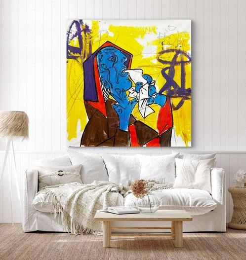 Freda People (1988-1990) - Super Picasso Street Art, Antiek en Kunst, Kunst | Schilderijen | Modern