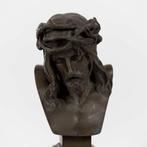 Eugène Marioton (1854-1933) Bustes van Christus en Maria, Antiek en Kunst, Ophalen