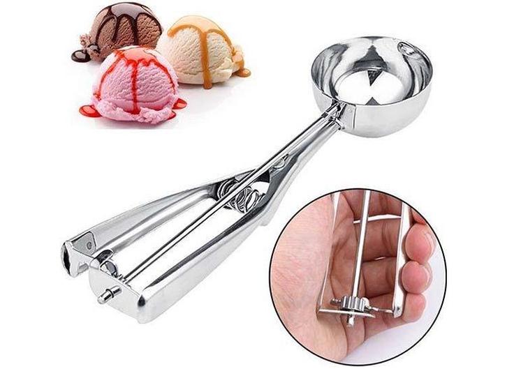 Nonna IJsschep - RVS - ø5 cm - Vaatwasmachinebestendig, Huis en Inrichting, Keuken | Keukenbenodigdheden, Nieuw, Verzenden