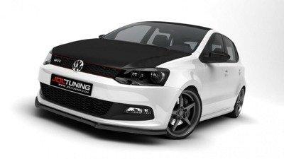 Voorspoiler VW Polo MK5 GTI Glans Zwart, Auto-onderdelen, Carrosserie en Plaatwerk, Ophalen of Verzenden