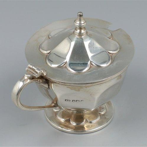 Emile Viner Mosterdpot - Pot - .925 zilver, Antiek en Kunst, Antiek | Goud en Zilver