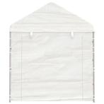 Paviljoen Prieel met dak 2,28x2,23x2,69 m polyetheen wit, Verzenden, Nieuw