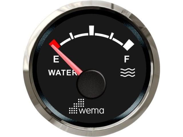 Wema Silver series Tankmeter Water - NMEA2000 - Zwart, Watersport en Boten, Bootonderdelen, Ophalen of Verzenden