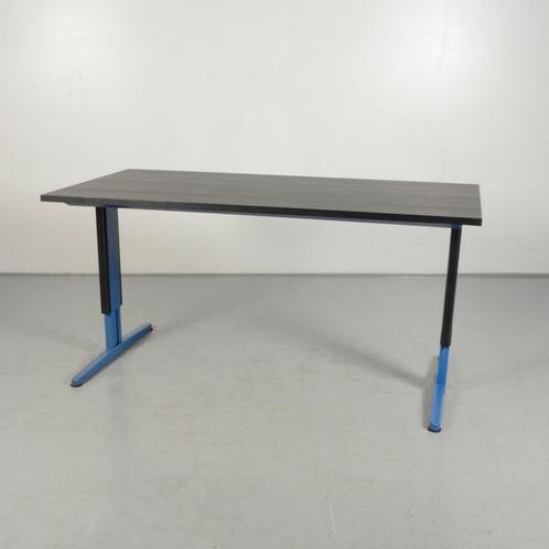 Bureau Aspa - 160 x 80 cm - Blauw onderstel - Bladkleur naar, Huis en Inrichting, Bureaus, Ophalen of Verzenden