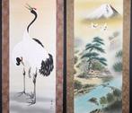 “Two Cranes” door Deguchi Hsen () en “Mt. Fuji Wealth