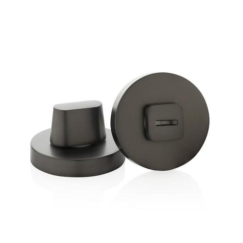 Antraciet grijs wc slot Luxor rond, Doe-het-zelf en Verbouw, Hang- en Sluitwerk, Slot, Nieuw, Overige materialen, Ophalen of Verzenden