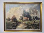 Duitse school (XX) - Landschaft mit kleinem Haus, Antiek en Kunst, Kunst | Schilderijen | Klassiek