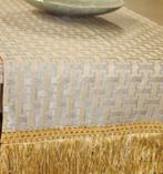 San Leucio 1789 - RUNNER EVO Gisella grigioperla oro 160x55, Antiek en Kunst