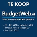 Te koop: BudgetWeb.nl– Webbedrijf met potentie en merkwaarde, Diensten en Vakmensen, Webdesigners en Hosting, Webdesign