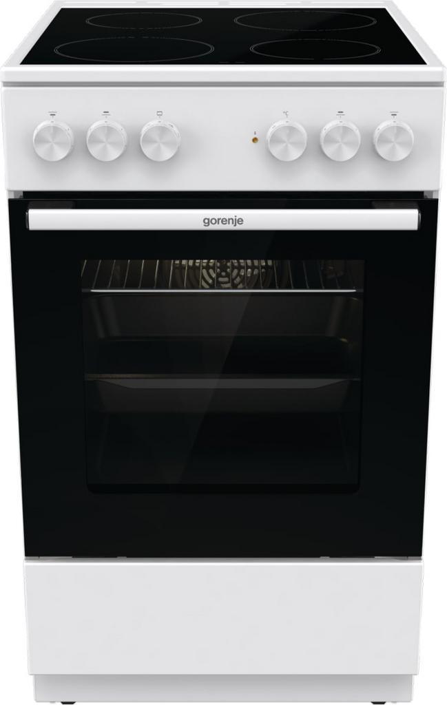 Gorenje GEC5A41WG Vrijstaand fornuis Electrisch Keramisch, Witgoed en Apparatuur, Fornuizen, Keramisch, Nieuw, 95 cm of meer, Ophalen of Verzenden