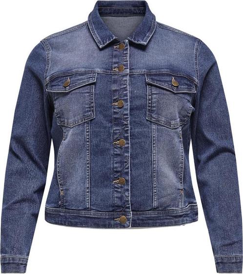 ONLY - Maat 52 - CARMAKOMA CARWESPA LIFE DENIM JACKET MBD, Kleding | Dames, Jassen | Winter, Verzenden
