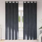 vidaXL Gordijnen met gordijnen 2 pcs Lichtgrijs 140 x 225 cm, Verzenden, Nieuw
