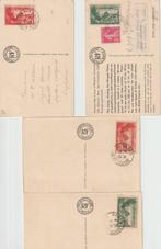 Frankrijk 1937/1937 - Twee paar Samothrace-stempels op, Gestempeld