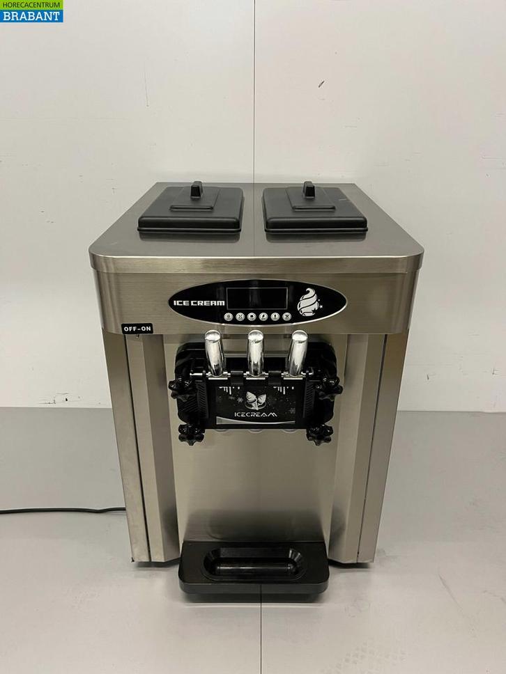 HCB RVS Softijsmachine 2 smaken 230V Horeca, Zakelijke goederen, Horeca | Keukenapparatuur, Nieuw zonder verpakking, Ophalen of Verzenden