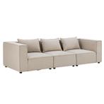 Modulaire Bank / Zitbank Domas M - Beige - Stoffen bekleding, Huis en Inrichting, Banken | Bankstellen, Verzenden, Nieuw