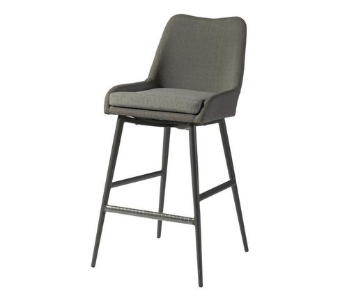Barstoel - Domino - Stone Grey - Stof - Exotan, Huis en Inrichting, Barkrukken, Nieuw, Verzenden