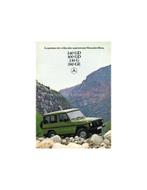 1981 MERCEDES BENZ G KLASSE BROCHURE FRANS, Nieuw, Author