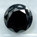 Diamant - 3.42 ct - Briljant - Black - N/A, Sieraden, Tassen en Uiterlijk, Edelstenen, Nieuw