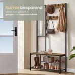 2dekans | ODADDY® Garderoberek Met Spiegel - Kapstok -, Ophalen of Verzenden, Zo goed als nieuw