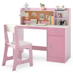 LIVSK Kinderschrijftafelset met Stoel - Veel Opbergruimte -, Kinderen en Baby's, Verzenden, Nieuw