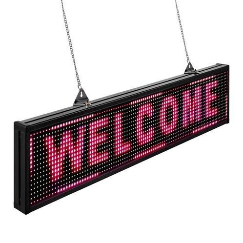 GGM Gastro | LED lichtbord - Welcome | LSTE-WELC | LSTE-WELC, Huis en Inrichting, Keuken | Servies, Effen, Nieuw, Bord(en), Verzenden