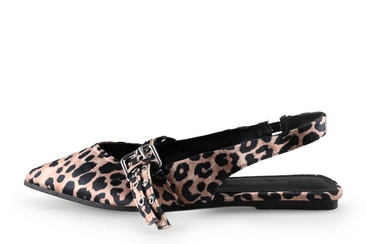 Only Slingbacks in maat 37 Panter | 10% extra korting, Kleding | Dames, Schoenen, Overige kleuren, Zo goed als nieuw, Verzenden