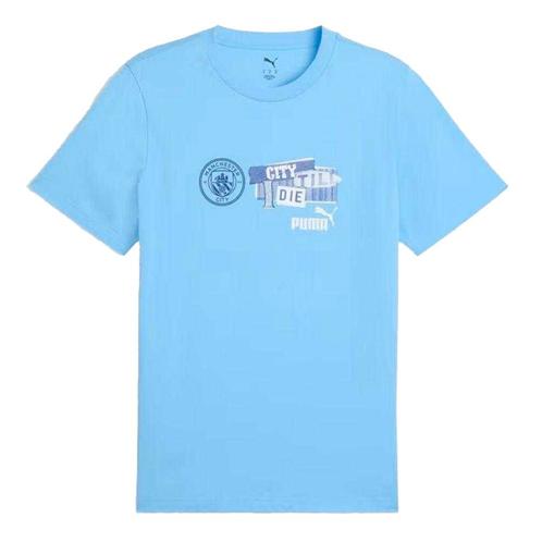 -10% Puma  Puma Heren manchester city fc t-shirt  maat M, Kleding | Heren, T-shirts, Blauw, Nieuw, Verzenden