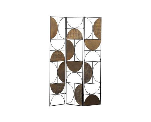 Kamerscherm Passage metaal Antique Brass/Zwart, Huis en Inrichting, Woonaccessoires | Overige, Nieuw, Ophalen of Verzenden