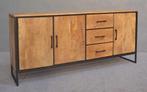 Actie! Dressoir Mito | Acacia Royal Brown | Nu €699,-, Huis en Inrichting, 150 tot 200 cm, Nieuw, Modern | Luxe | Landelijk | Klassiek | Industrieel