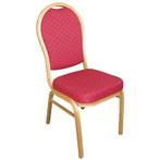 Bolero stapelstoel met ovale rug rood (4 stuks), Verzenden, Nieuw in verpakking